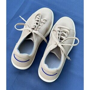 Rothys Men’s RS02 Sneaker in Wheat Sz 10.5 Breathable Beige Tan Khaki Casual